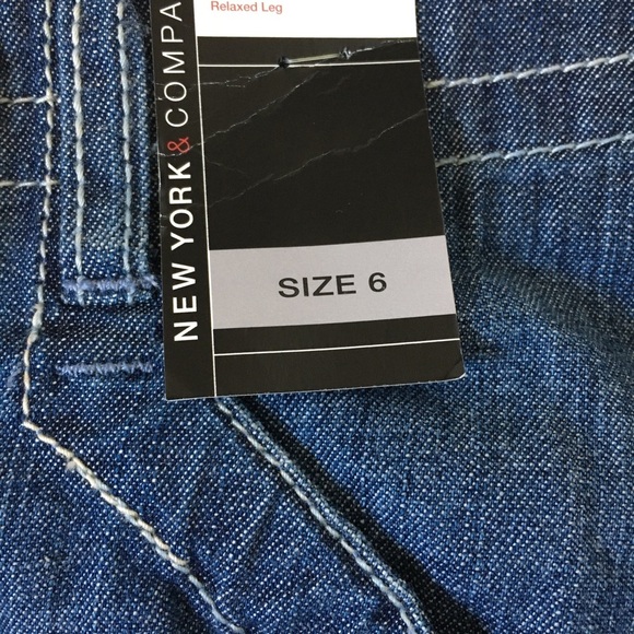 FINAL MARKDOWN Nwt New York & company cropped jeans 6 - Picture 7 of 7